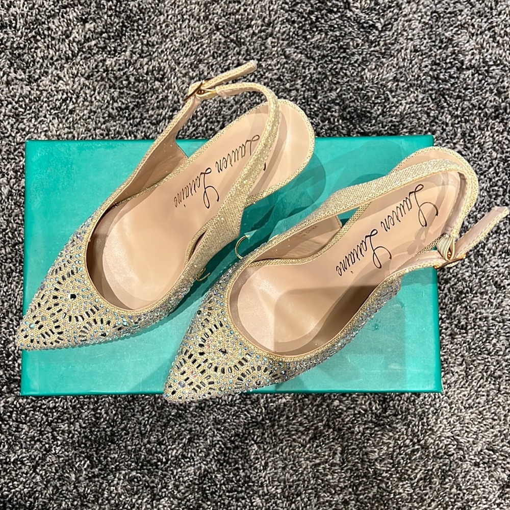 Lauren Lorraine evening embellished heels